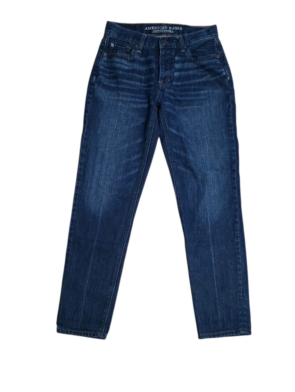 American Eagle Outfitters Women's High Rise Dark Blue Jeans Size 0